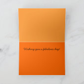 Carte d'anniversaire aux poissons colorés (Intérieur)