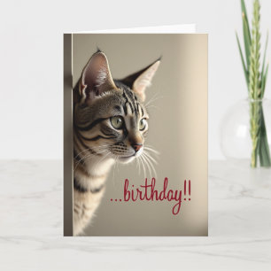 Carte d'anniversaire aux yeux d'émeraude