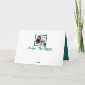 Carte d'anniversaire avec Basset Hound et Birdie (Dos)