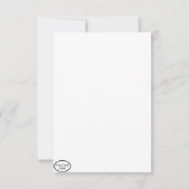 Carte d'anniversaire avec carte de voeux Elephant  (Dos)