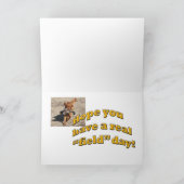 Carte d'anniversaire avec chien (Intérieur)