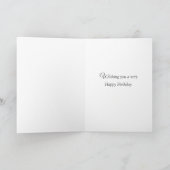 Carte d'anniversaire avec citation significative d (Intérieur)