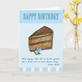 Carte d'anniversaire avec citation significative d (Fleur jaune)
