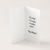 Carte d'anniversaire avec Corgi Dog (Inside)