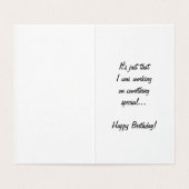 Carte d'anniversaire avec Corgi Dog (Inside Unfolded)