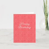 Carte d'anniversaire avec des cœurs - Romantique (Devant)