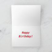 Carte d'anniversaire avec drapeau palestinien (Intérieur)