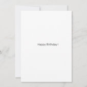 Carte d'anniversaire avec fête de ballons ! (Dos)