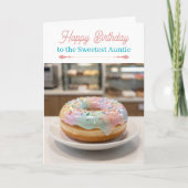Carte d'anniversaire avec gâteau fantaisiste paste (Devant)