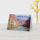 Carte d'anniversaire avec la plaisanterie de (Fleur jaune)