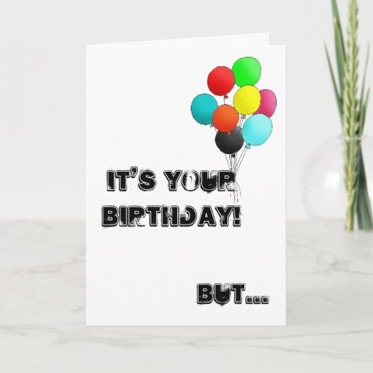 carte d'anniversaire avec le blaireau de miel (Devant)