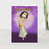 Carte d'anniversaire avec le danseur mignon de (Devant)