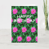 Carte d'anniversaire avec motif floral de Jo Image (Devant)