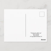 Carte d'anniversaire avec peinture de fleurs viole (Dos)