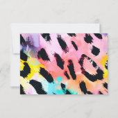 Carte d'anniversaire avec photo d'animal mignon de (Dos)