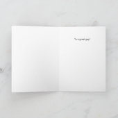 Carte d'anniversaire avec style de bande dessinée (Intérieur)
