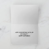 Carte d'anniversaire avec surf (Intérieur)