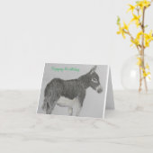 Carte d'anniversaire avec texte (Fleur jaune)