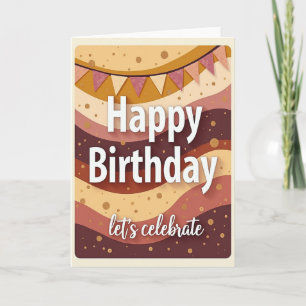 Carte d'anniversaire avec texte ombré