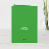 Carte d'anniversaire avec tulipe (Dos)