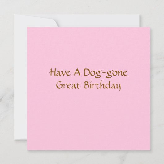 Carte d'anniversaire avec un chiot Bernedoodle dan (Dos)