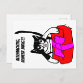 Carte d'anniversaire avec Yuki / birthdaycard (Devant / Derrière)