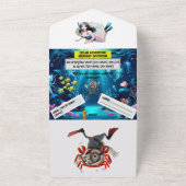 Carte d'anniversaire Aventure Océanique – Carte p (Dehors)