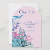 CARTE D'ANNIVERSAIRE AVENTURE SOUS LA MER (Devant)