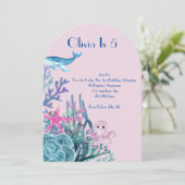 CARTE D'ANNIVERSAIRE AVENTURE SOUS LA MER (Debout devant)