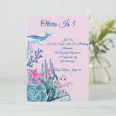 CARTE D'ANNIVERSAIRE AVENTURE SOUS LA MER (Debout devant)