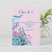 CARTE D'ANNIVERSAIRE AVENTURE SOUS LA MER (Debout devant)