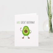 Carte d'anniversaire Avo Great Puns (Devant)