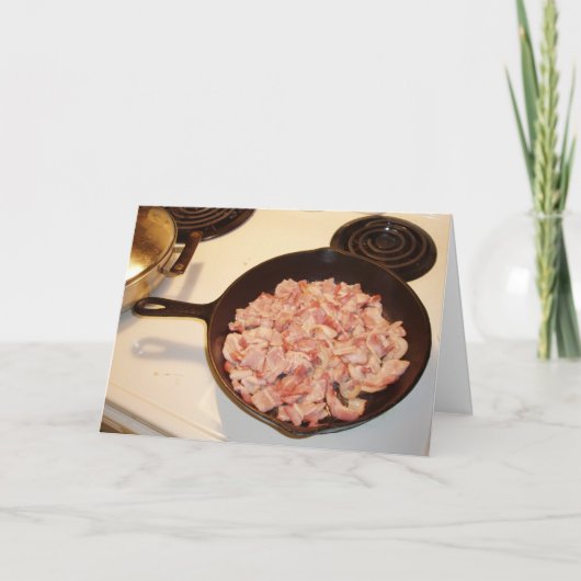 Carte d'anniversaire "Bacon for Haluski" (Devant)