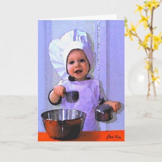 Carte d'anniversaire Baker Boy (Fleur jaune)