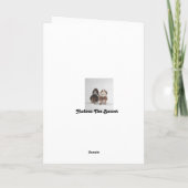 Carte d'anniversaire Basset Hound (Dos)