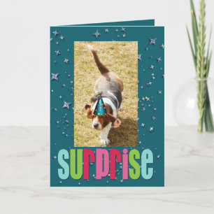 Carte d'anniversaire Basset Hound