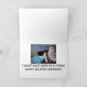 CARTE D'ANNIVERSAIRE BATTUE (Intérieur)