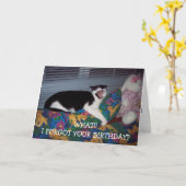 CARTE D'ANNIVERSAIRE BATTUE (Fleur jaune)