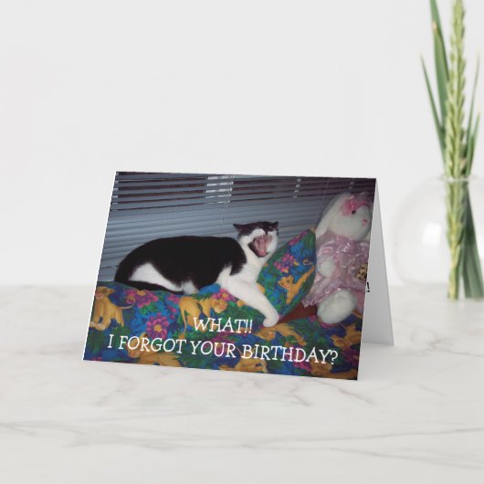 CARTE D'ANNIVERSAIRE BATTUE (Devant)