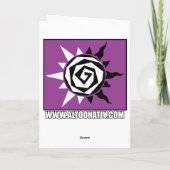 Carte d'anniversaire Batty (Dos)