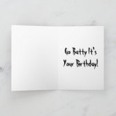 Carte d'anniversaire Batty (Intérieur)