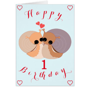 Carte d'anniversaire bébé - Gros plan