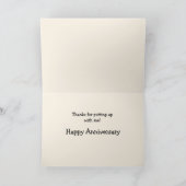 Carte d'anniversaire berger allemand dormant (Intérieur)