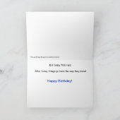 Carte d'anniversaire berger allemande (Intérieur)