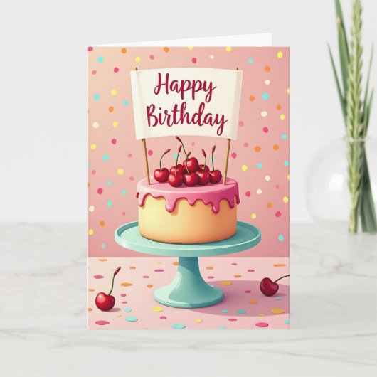 Carte d'anniversaire Berry Delight (Devant)