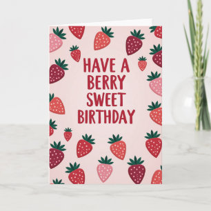 Carte d'anniversaire Berry Sweet