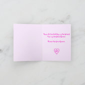 Carte d'anniversaire BFF Butterfly (Intérieur)