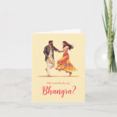 Carte d'anniversaire Bhangra (Devant)