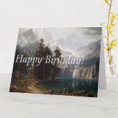 Carte d'anniversaire Big Bird Card de High Sierras (Fleur jaune)