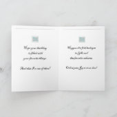 Carte d'anniversaire bilingue suédois et anglais (Intérieur)